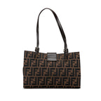 Fendi Zucca Canvas Shoulder Bag (SHG-GvOk0H)