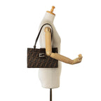 Fendi Zucca Canvas Shoulder Bag (SHG-GvOk0H)