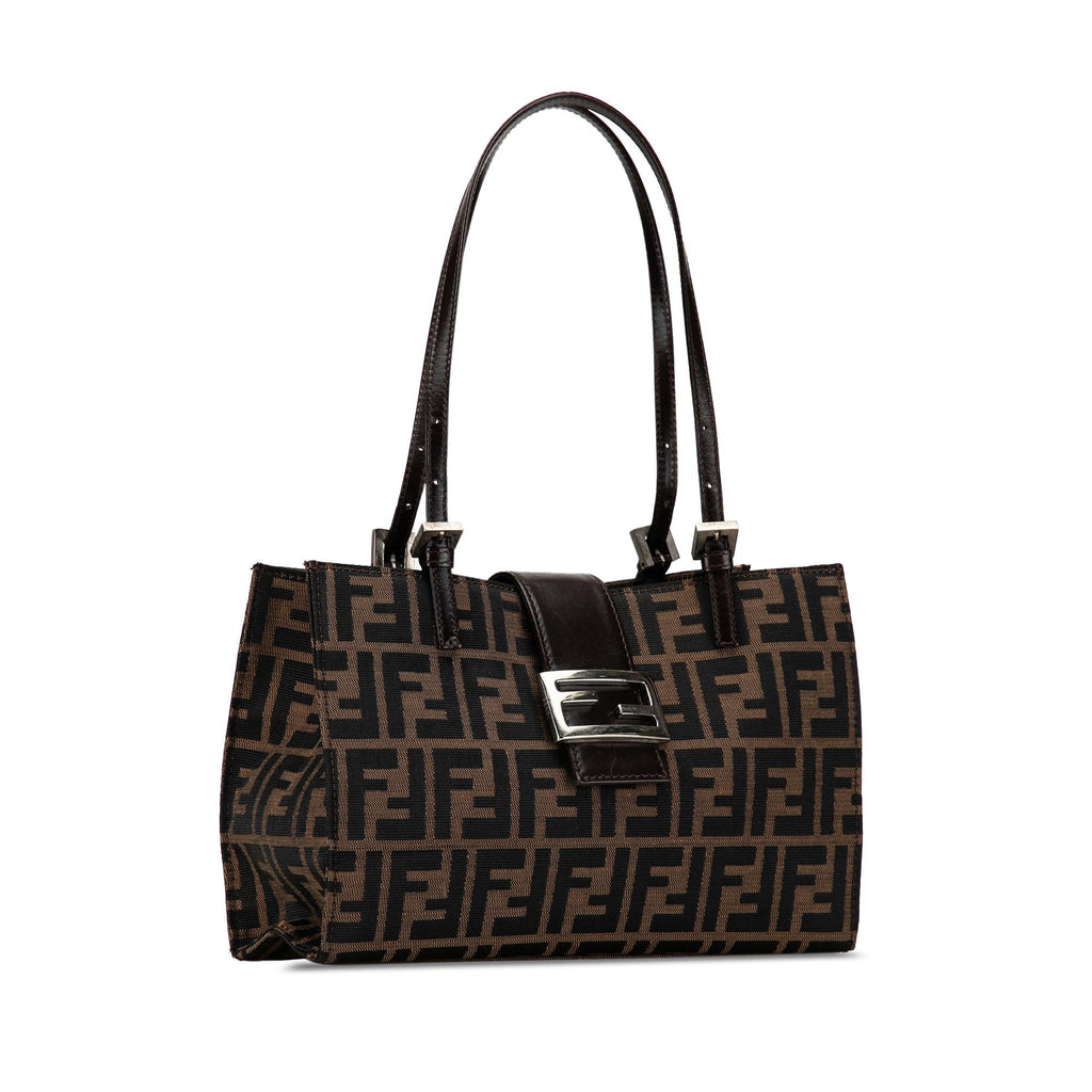 Fendi Zucca Canvas Shoulder Bag (SHG-GvOk0H)
