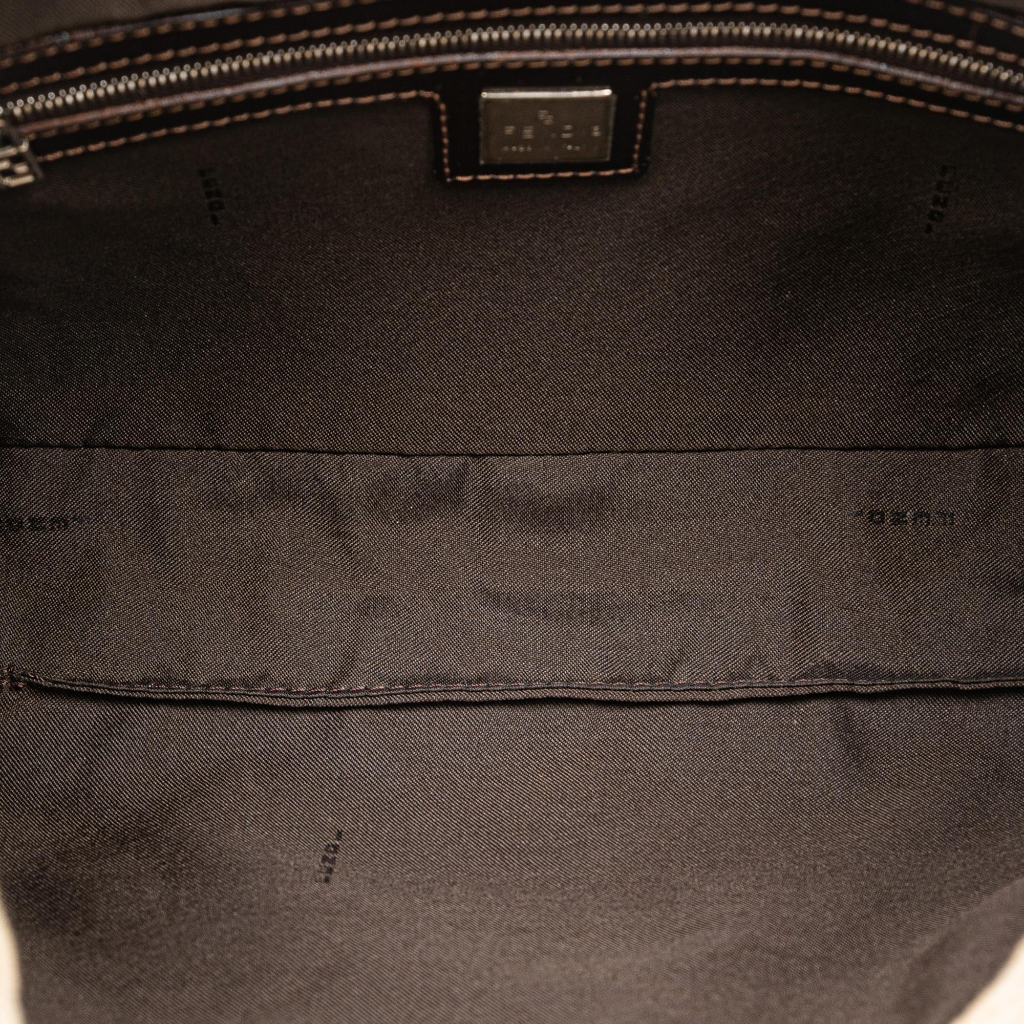 Fendi Zucca Canvas Shoulder Bag (SHG-fcMQey)