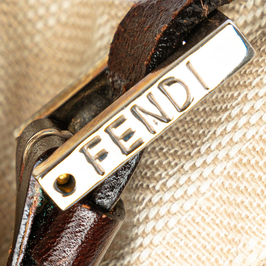 Fendi Zucca Canvas Shoulder Bag (SHG-7IObf1)