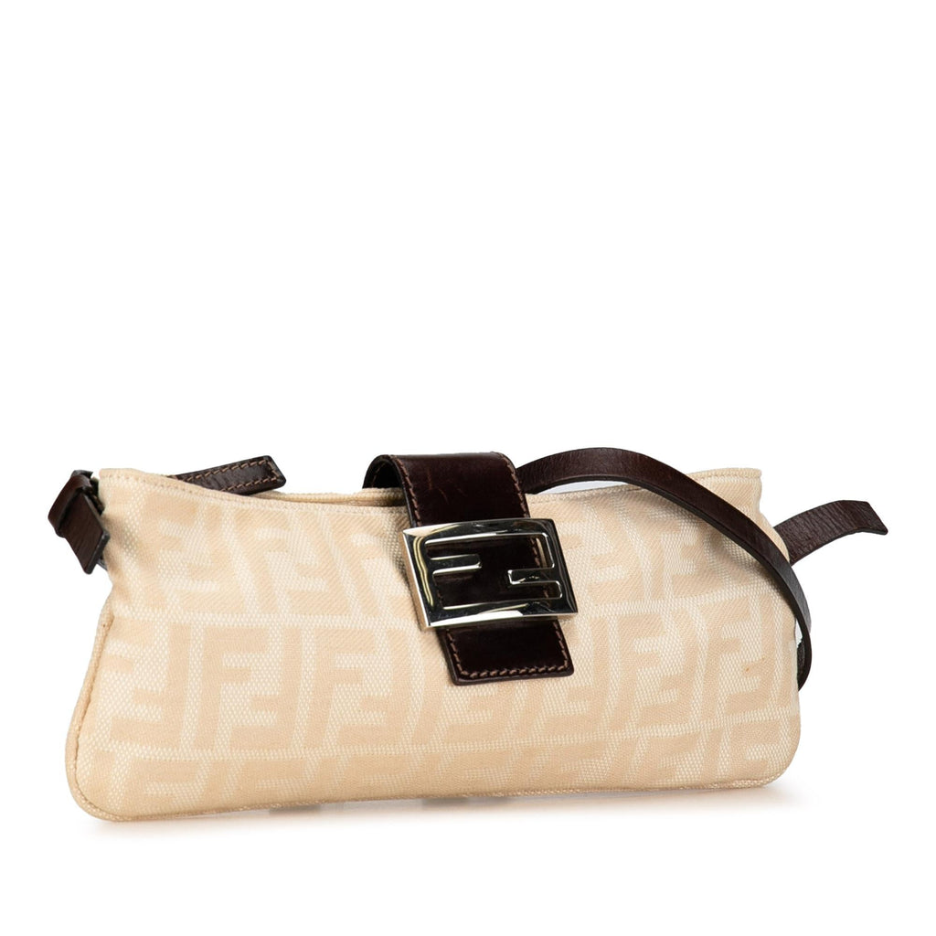 Fendi Zucca Canvas Shoulder Bag (SHG-7IObf1)