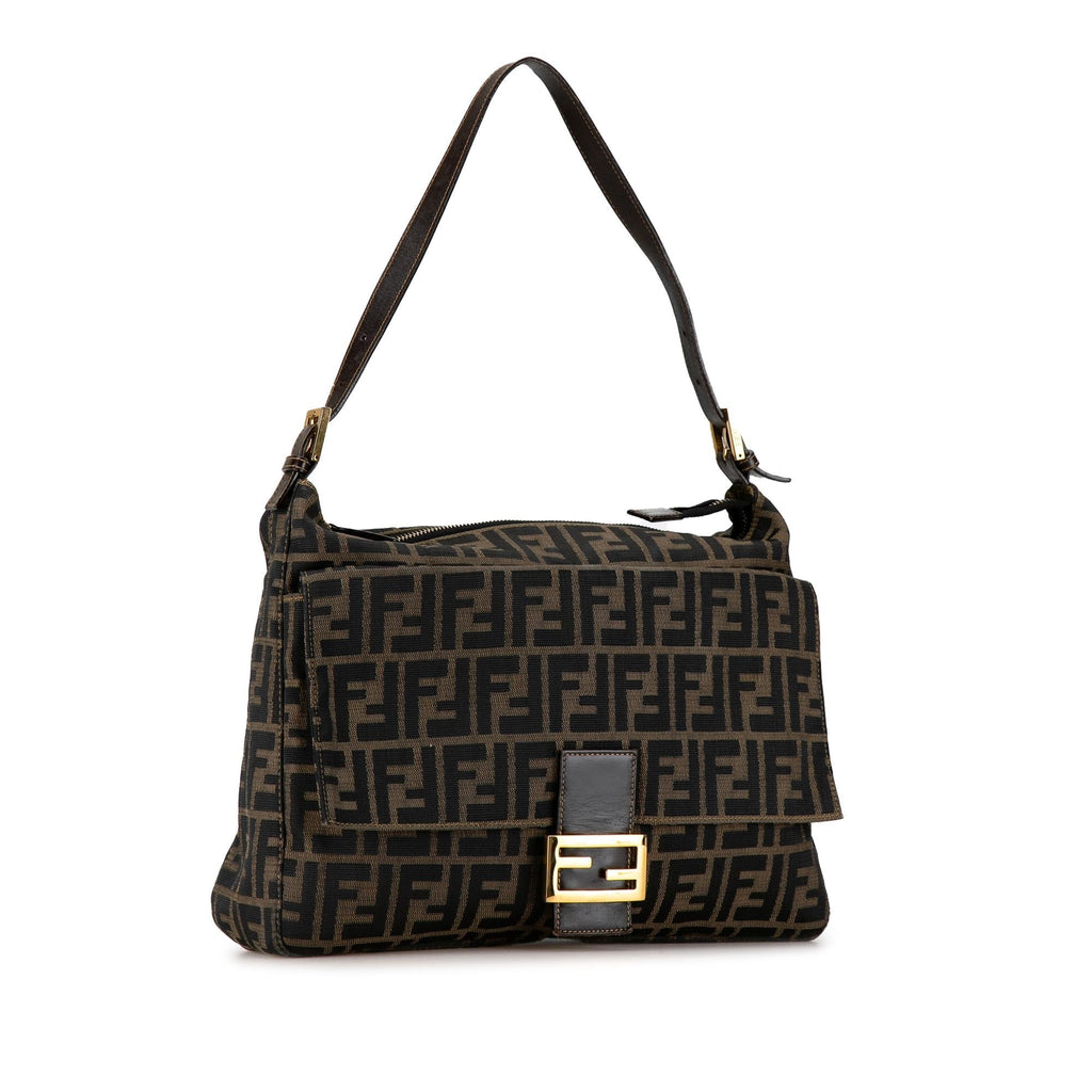 Fendi Zucca Canvas Shoulder Bag (SHG-si6emC)