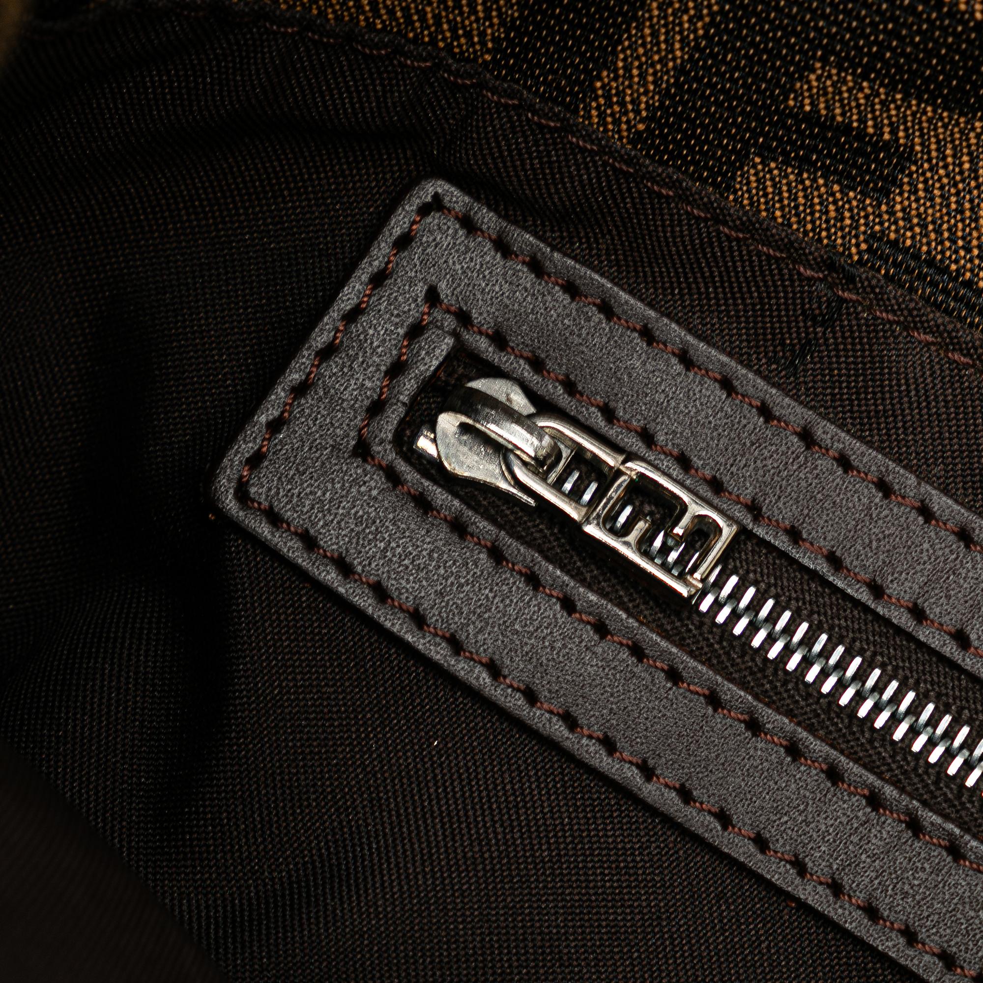 Fendi Zucca Canvas Shoulder Bag (SHG-nIowNS)