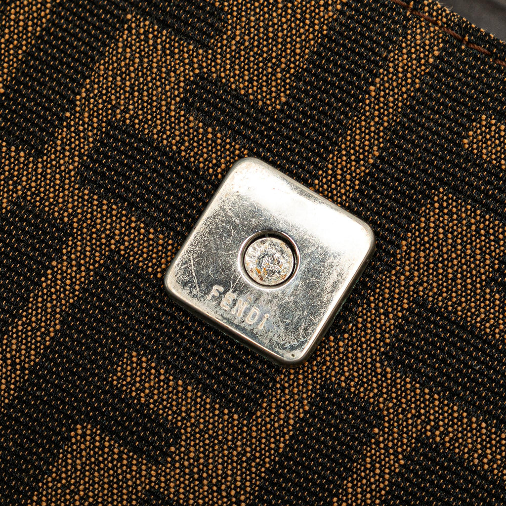 Fendi Zucca Canvas Shoulder Bag (SHG-nIowNS)