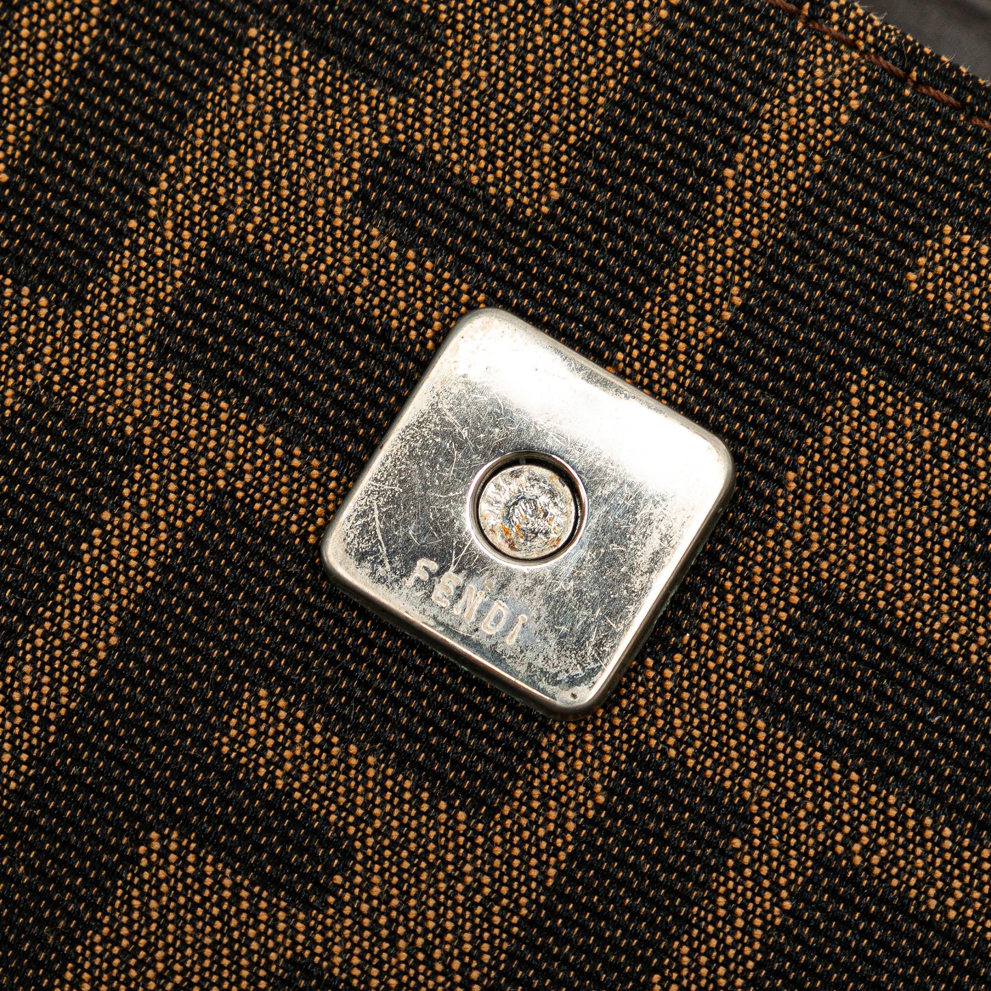 Fendi Zucca Canvas Shoulder Bag (SHG-nIowNS)