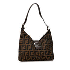Fendi Zucca Canvas Shoulder Bag (SHG-nIowNS)