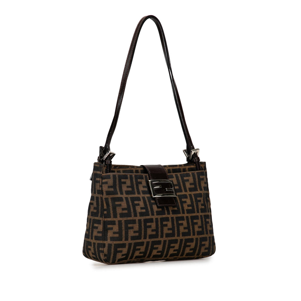 Fendi Zucca Canvas Shoulder Bag (SHG-SIrqbs)