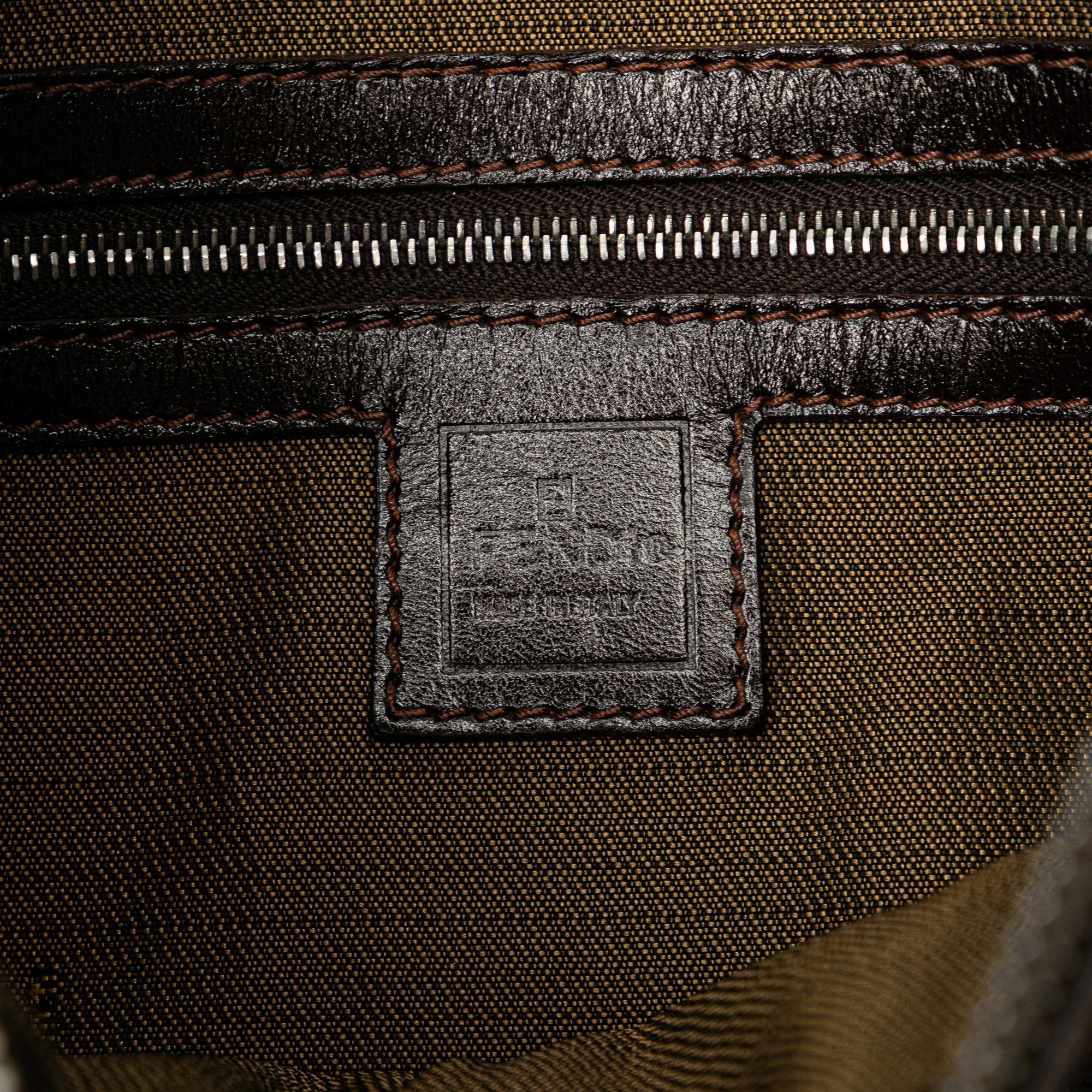 Fendi Zucca Canvas Shoulder Bag (SHG-qsxvz4)