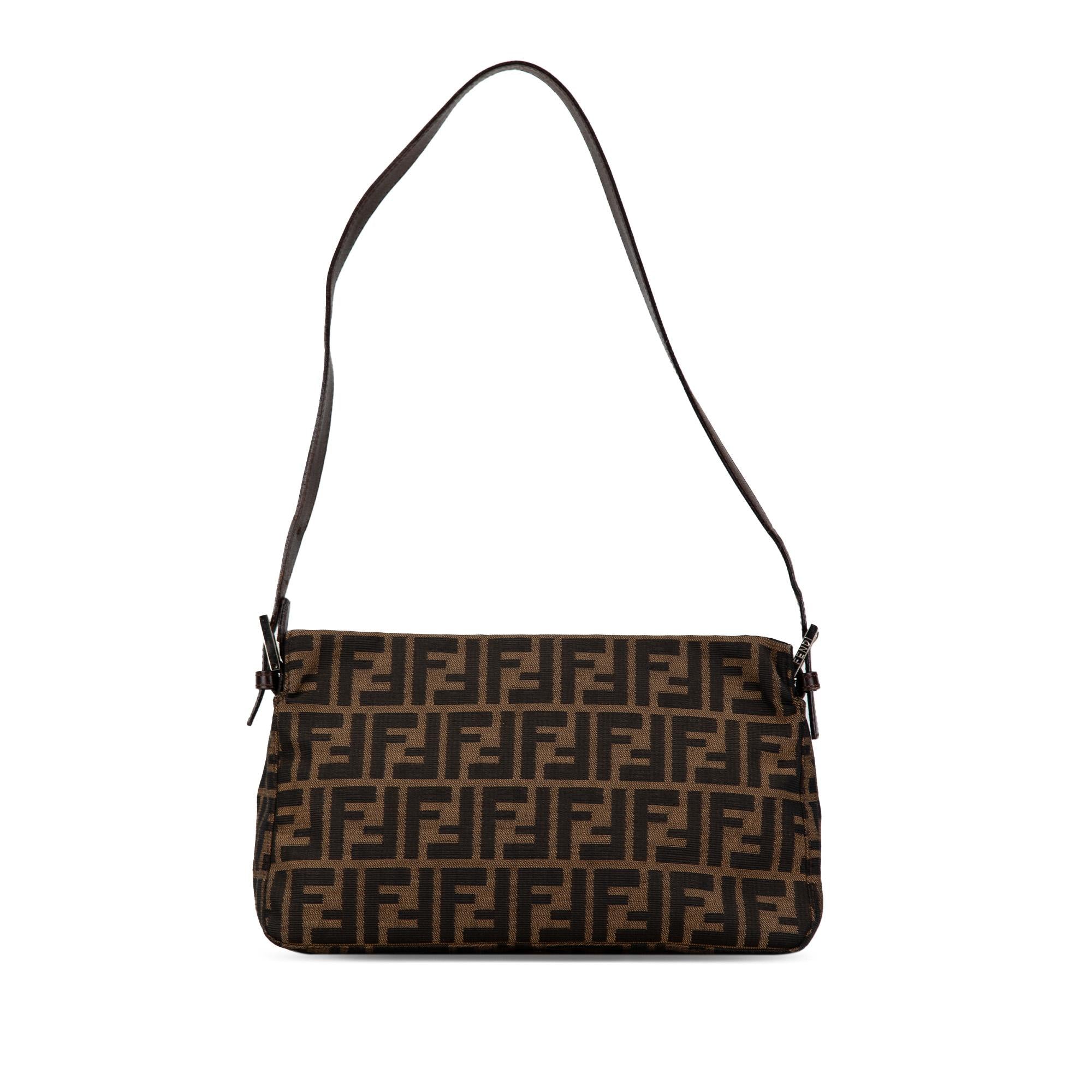 Fendi Zucca Canvas Shoulder Bag (SHG-wUEn4V)