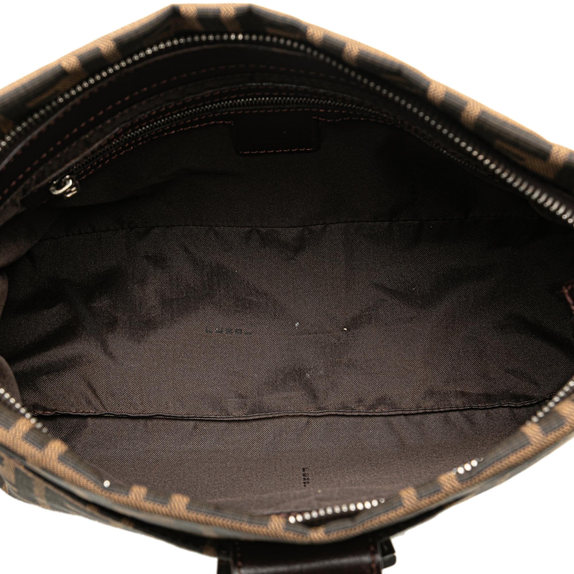 Fendi Zucca Canvas Shoulder Bag (SHG-8LPUrv)