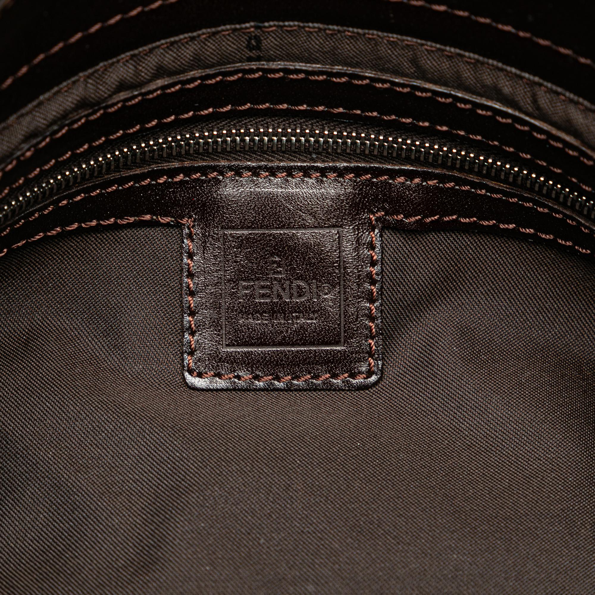 Fendi Zucca Canvas Shoulder Bag (SHG-8LPUrv)