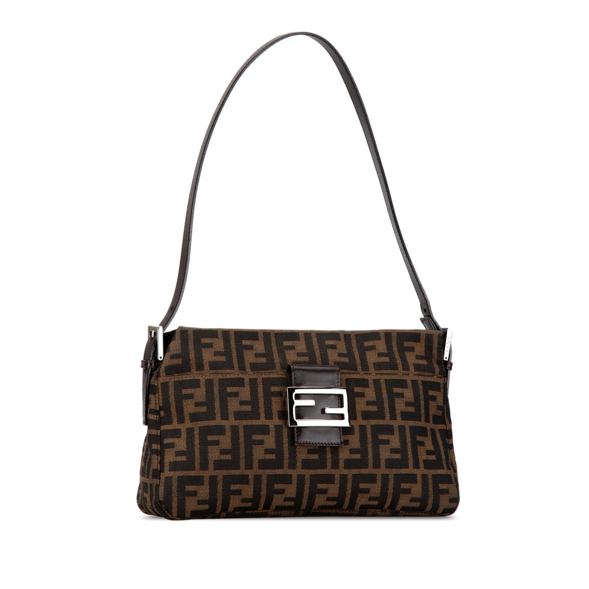Fendi Zucca Canvas Shoulder Bag (SHG-8LPUrv)