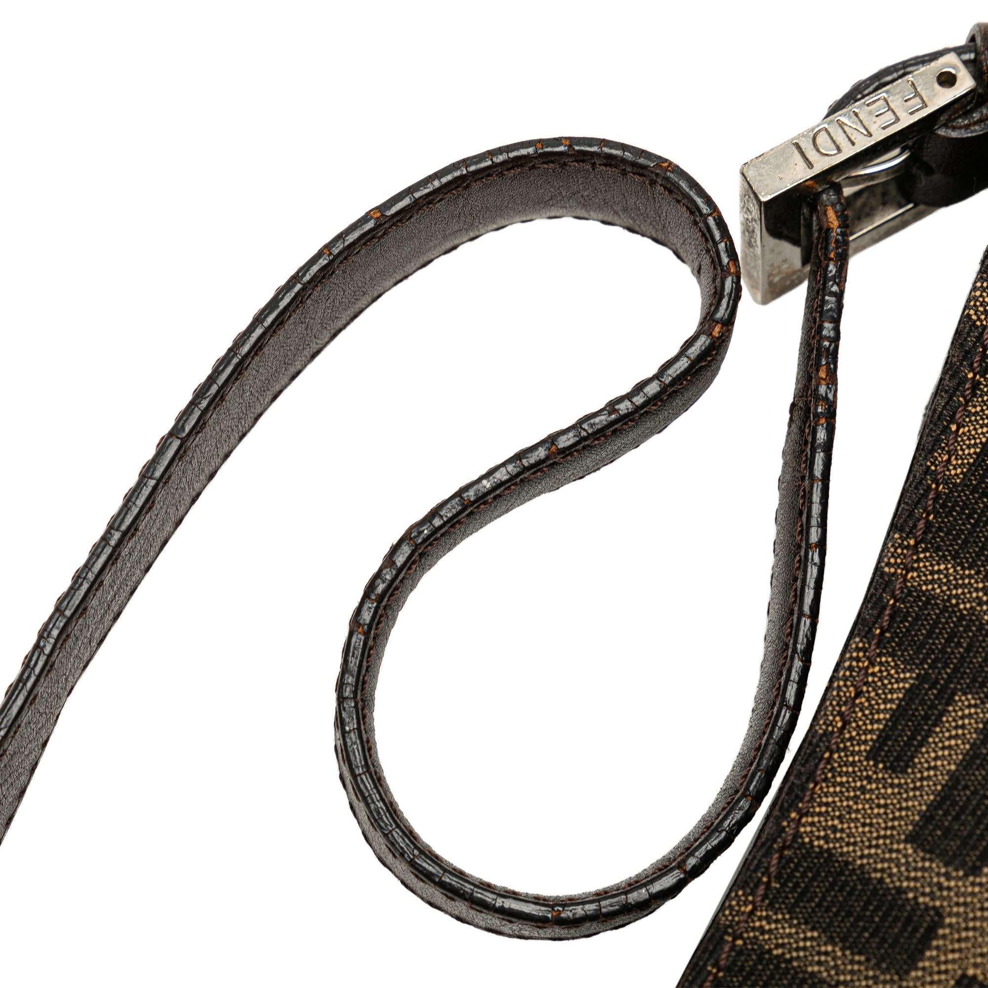 Fendi Zucca Canvas Shoulder Bag (SHG-MbXOYt)