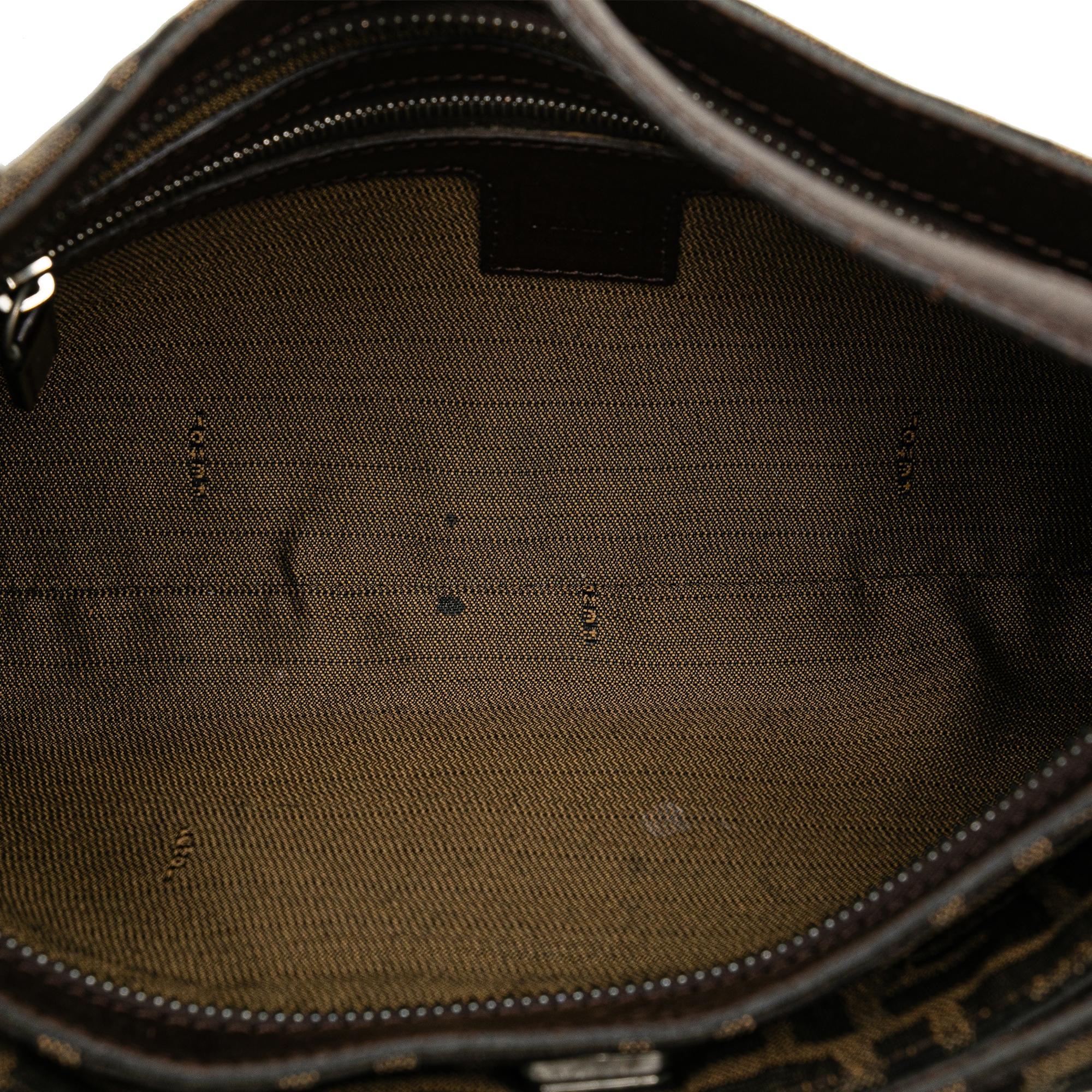 Fendi Zucca Canvas Shoulder Bag (SHG-MbXOYt)