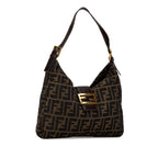 Fendi Zucca Canvas Shoulder Bag (SHG-mzTwj1)
