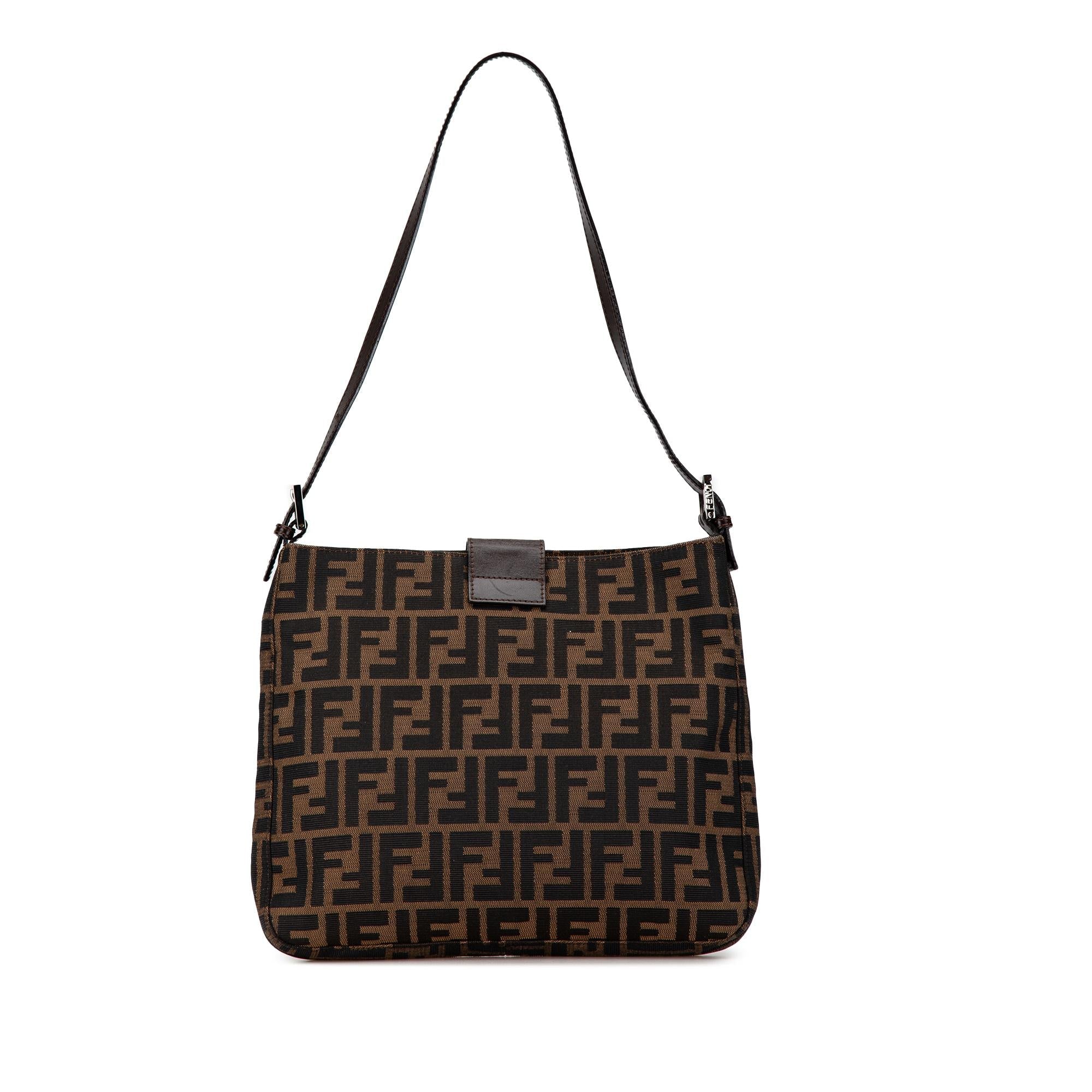 Fendi Zucca Canvas Shoulder Bag (SHG-bRAhLw)