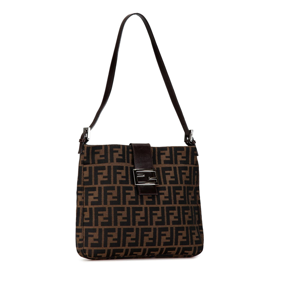 Fendi Zucca Canvas Shoulder Bag (SHG-bRAhLw)