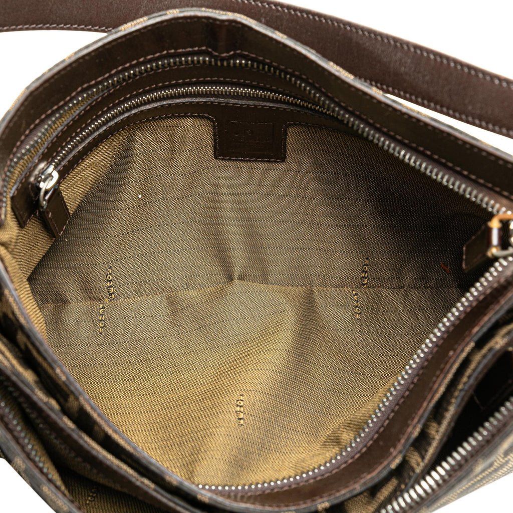 Fendi Zucca Canvas Shoulder Bag (SHG-4Xj6RC)