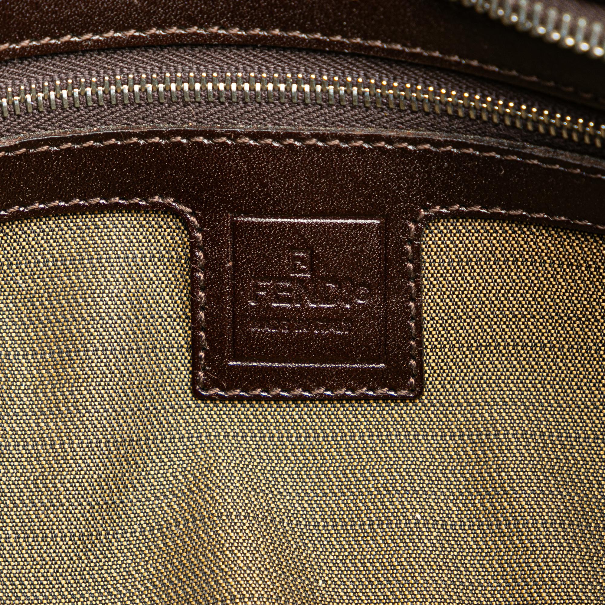 Fendi Zucca Canvas Shoulder Bag (SHG-4Xj6RC)