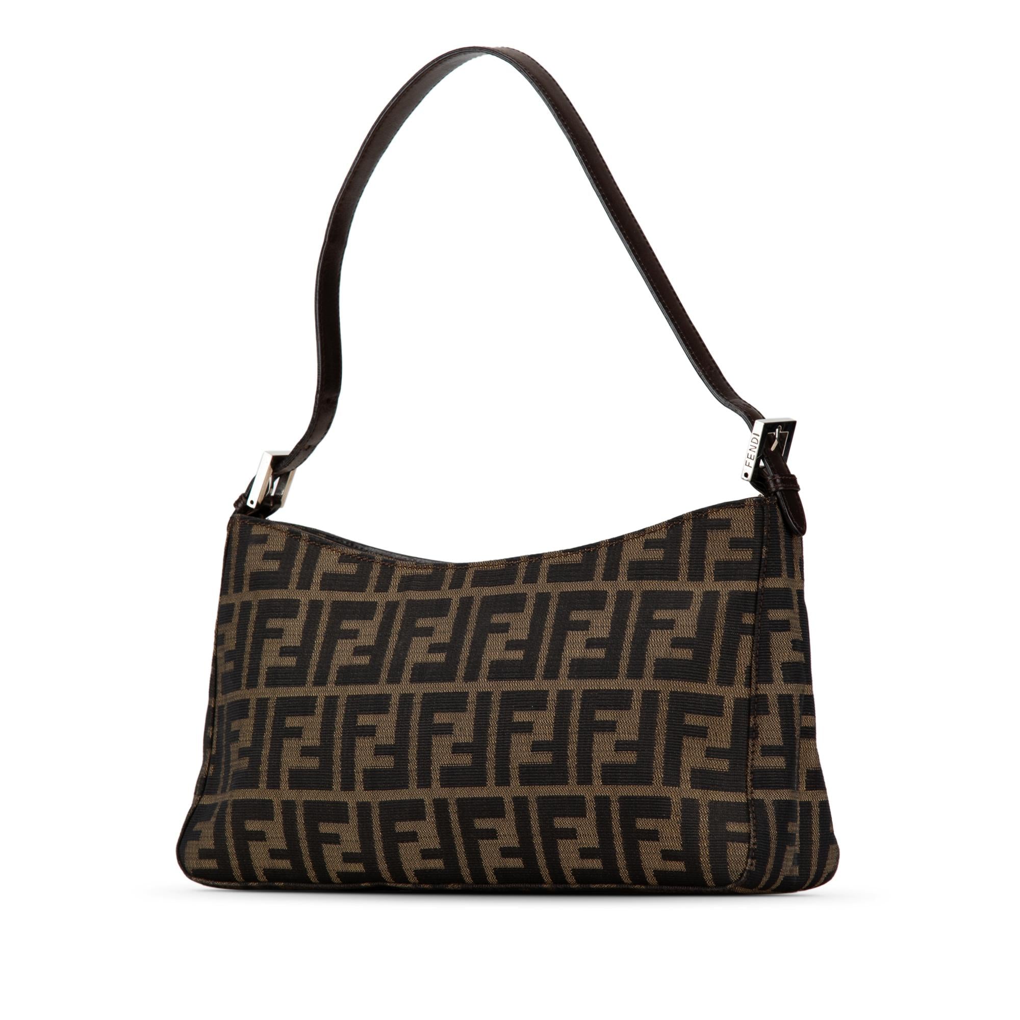 Fendi Zucca Canvas Shoulder Bag (SHG-4Xj6RC)