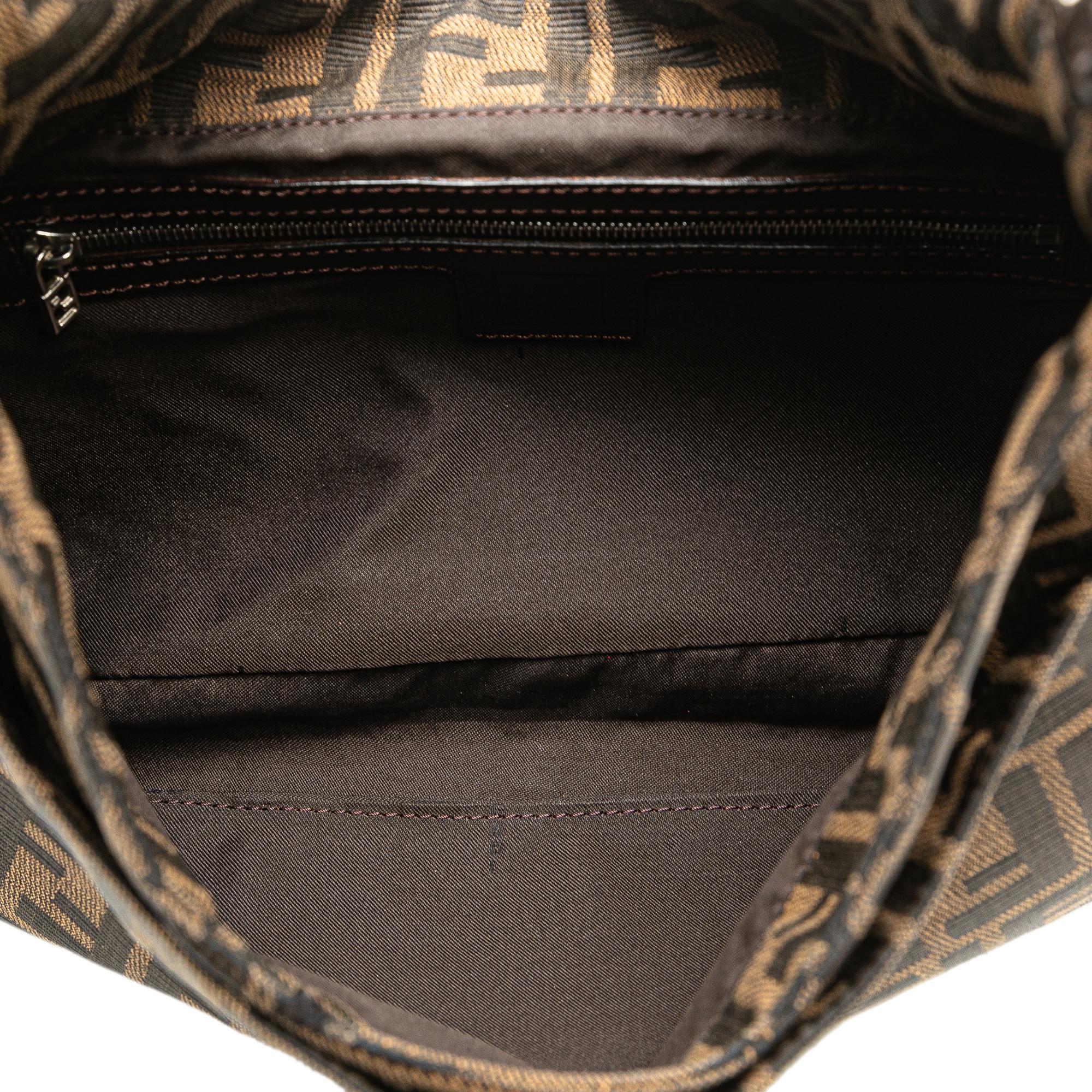Fendi Zucca Canvas Shoulder Bag (SHG-E19XfD)
