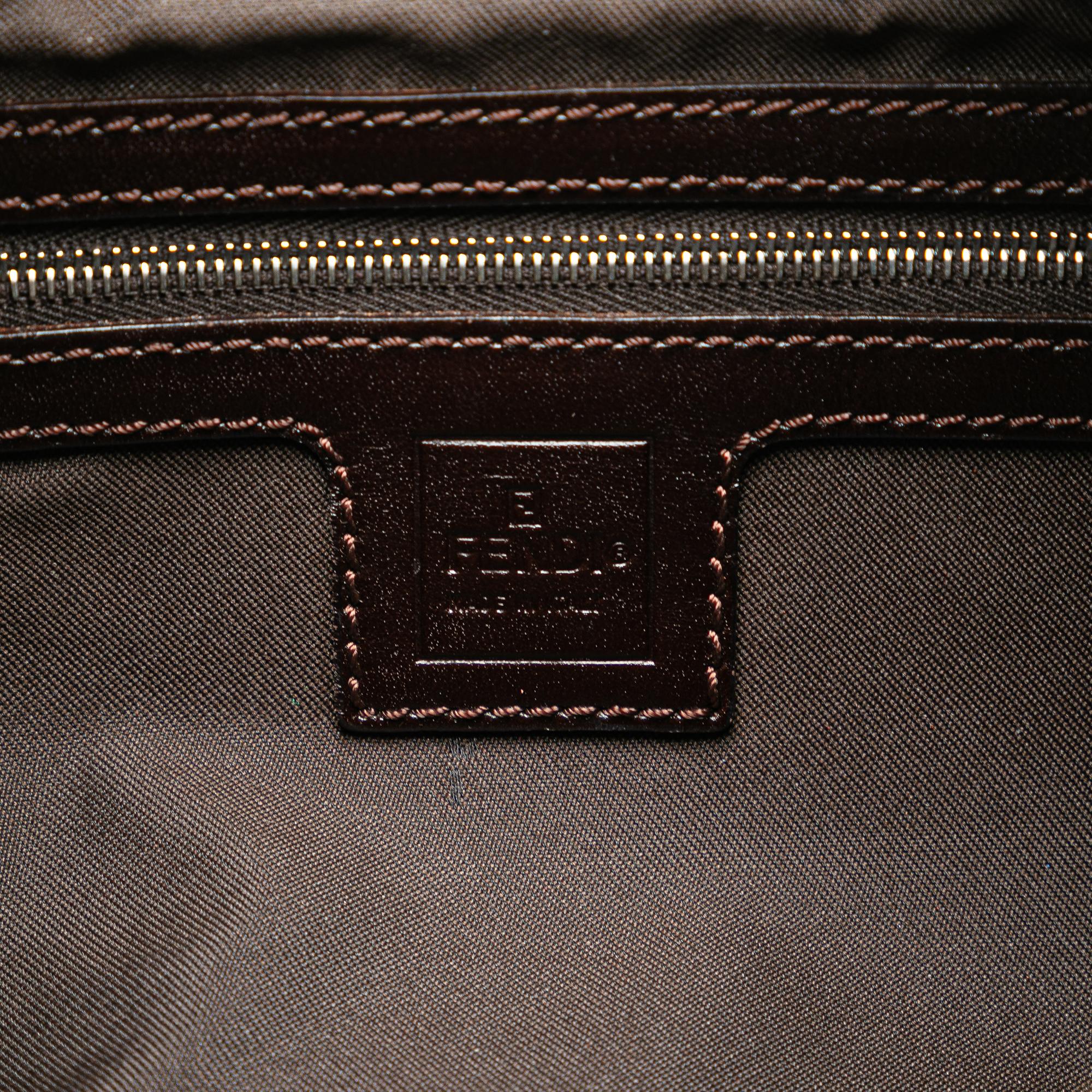 Fendi Zucca Canvas Shoulder Bag (SHG-E19XfD)