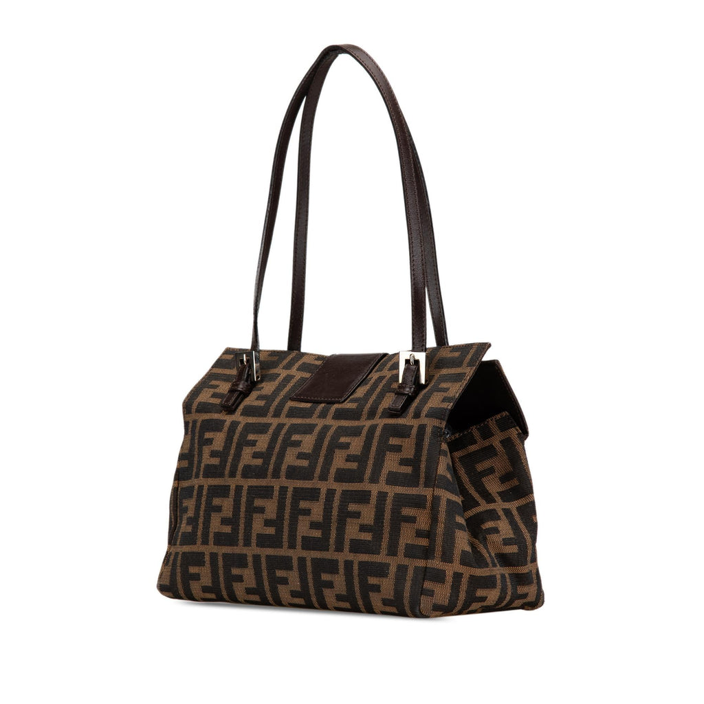 Fendi Zucca Canvas Shoulder Bag (SHG-go7jDs)