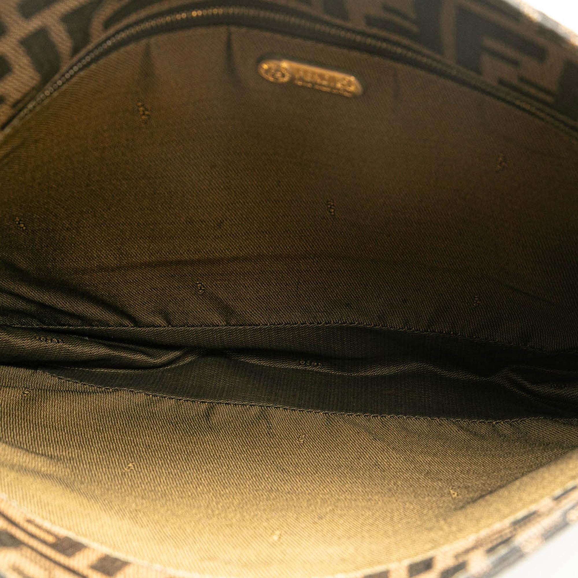Fendi Zucca Canvas Shoulder Bag (SHG-yOwRMC)