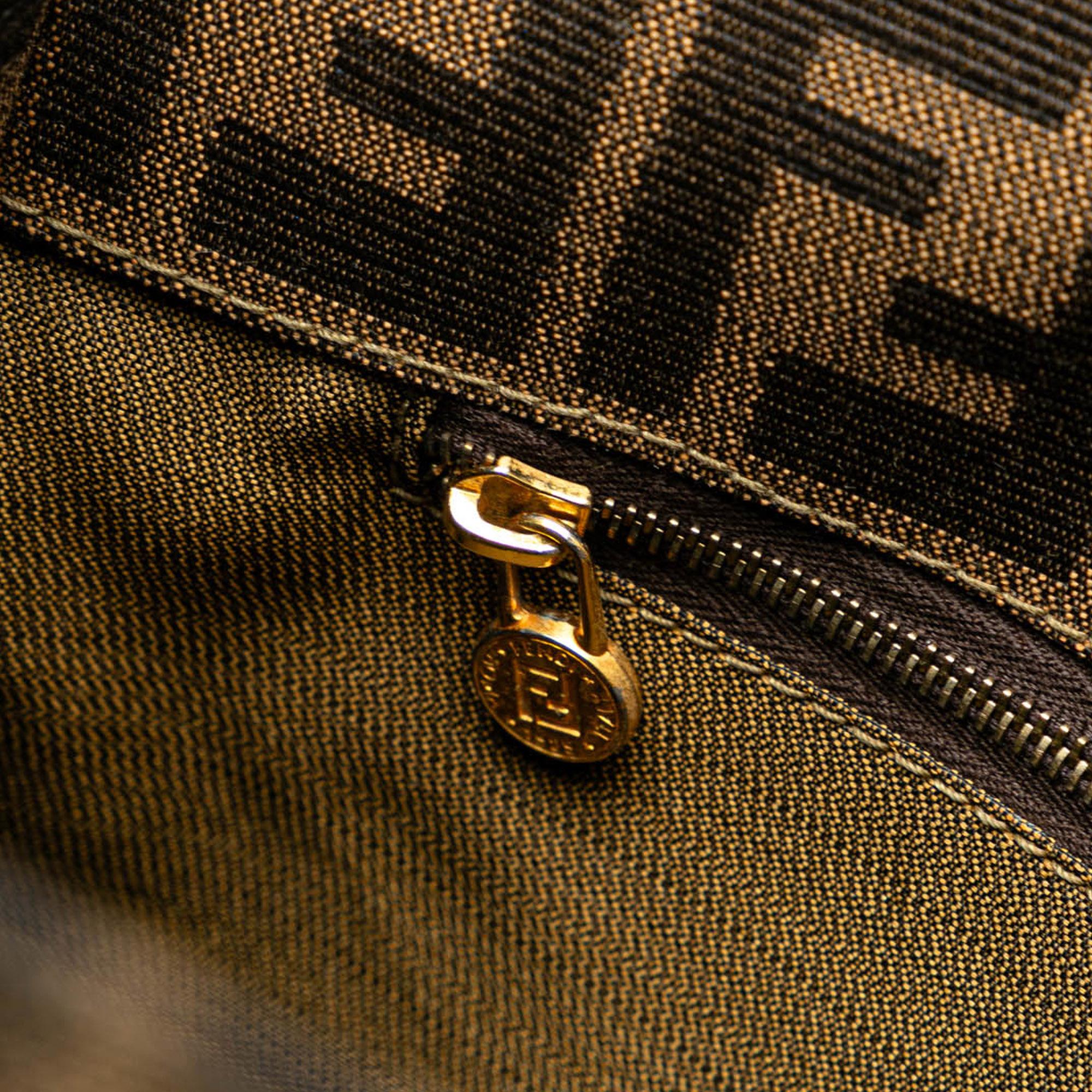 Fendi Zucca Canvas Shoulder Bag (SHG-yOwRMC)