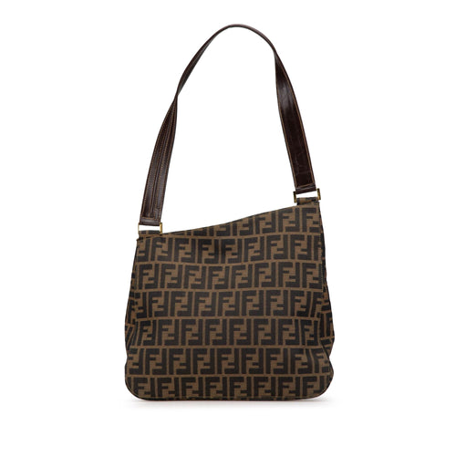 Fendi Zucca Canvas Shoulder Bag (SHG-yOwRMC)