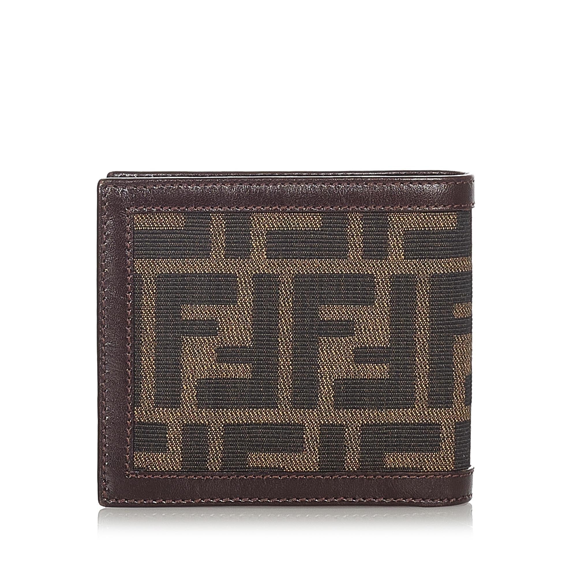 Fendi Zucca Canvas Small Wallet (SHG-23840)