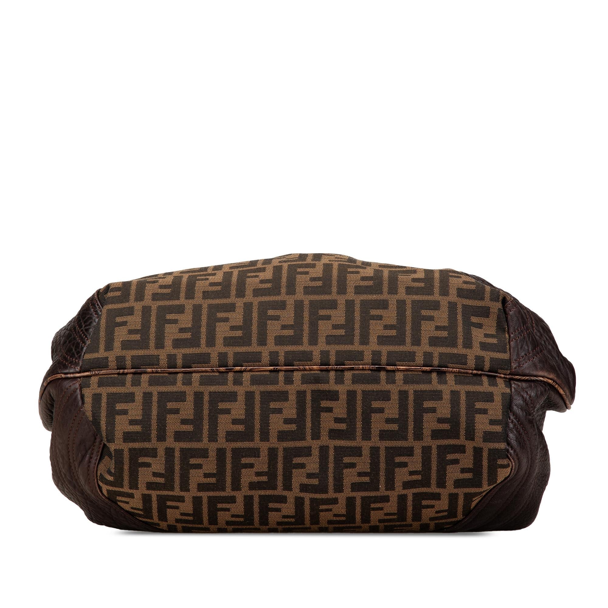 Fendi Zucca Canvas Spy Handbag