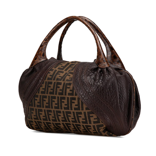 Fendi Zucca Canvas Spy Handbag