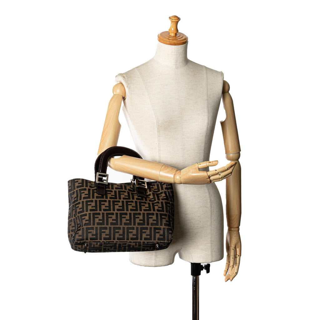 Fendi Zucca Canvas Twins Tote (SHG-W2qmNn)
