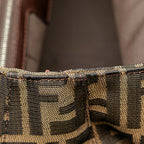 Fendi Zucca Canvas Twins Tote (SHG-0O3Ibz)