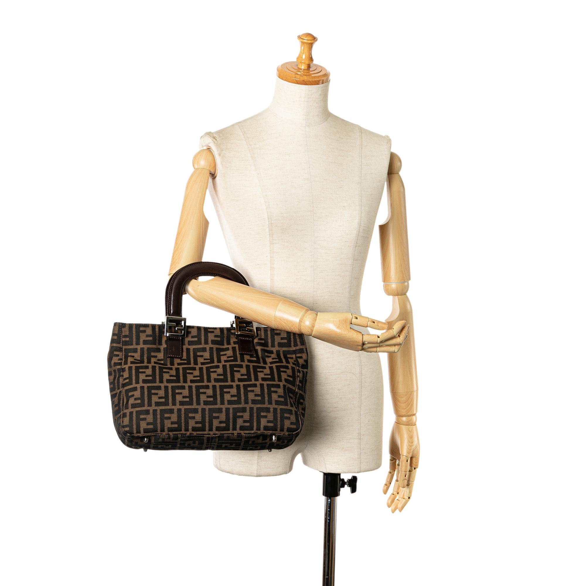 Fendi Zucca Canvas Twins Tote (SHG-0O3Ibz)