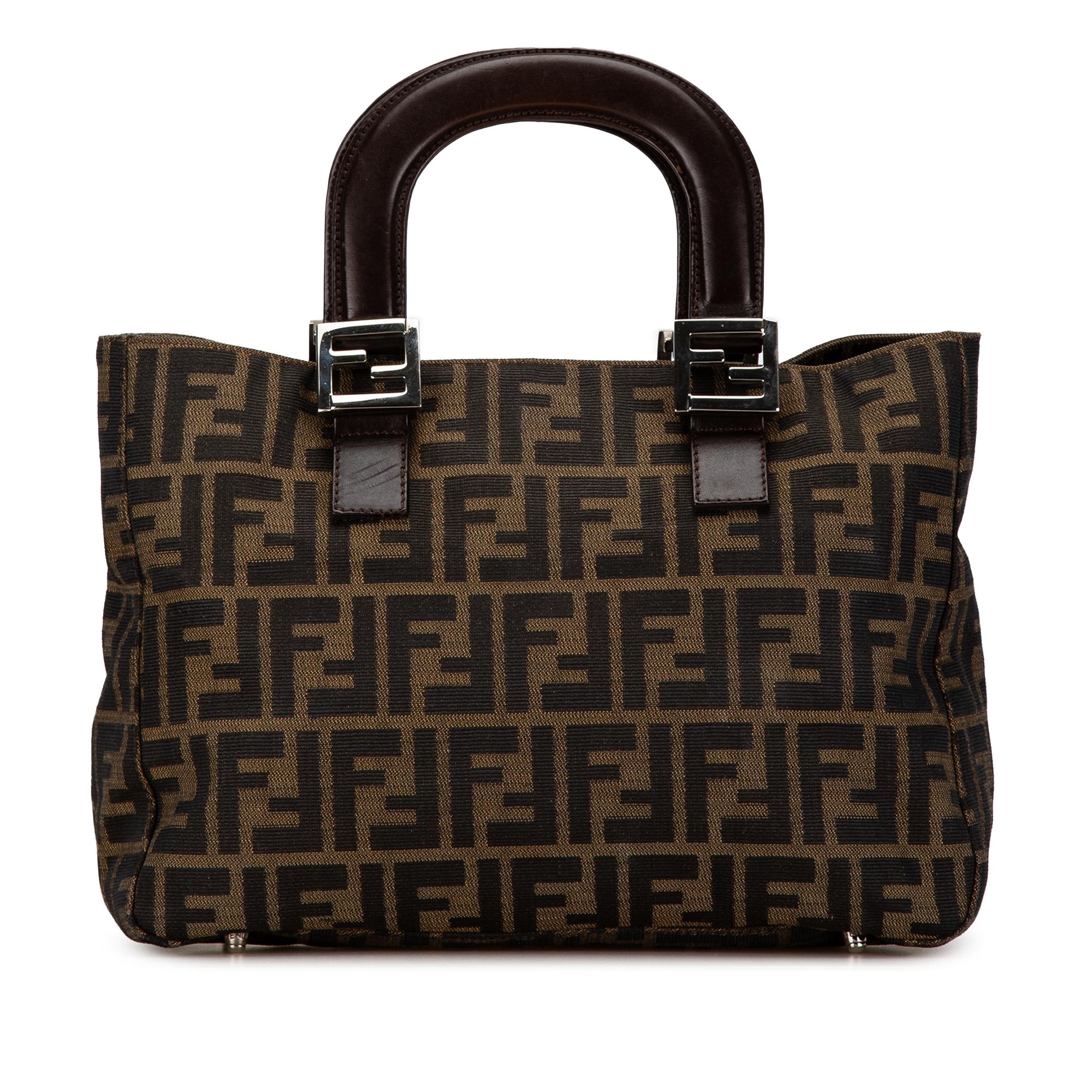 Fendi Zucca Canvas Twins Tote (SHG-LQzCTX)