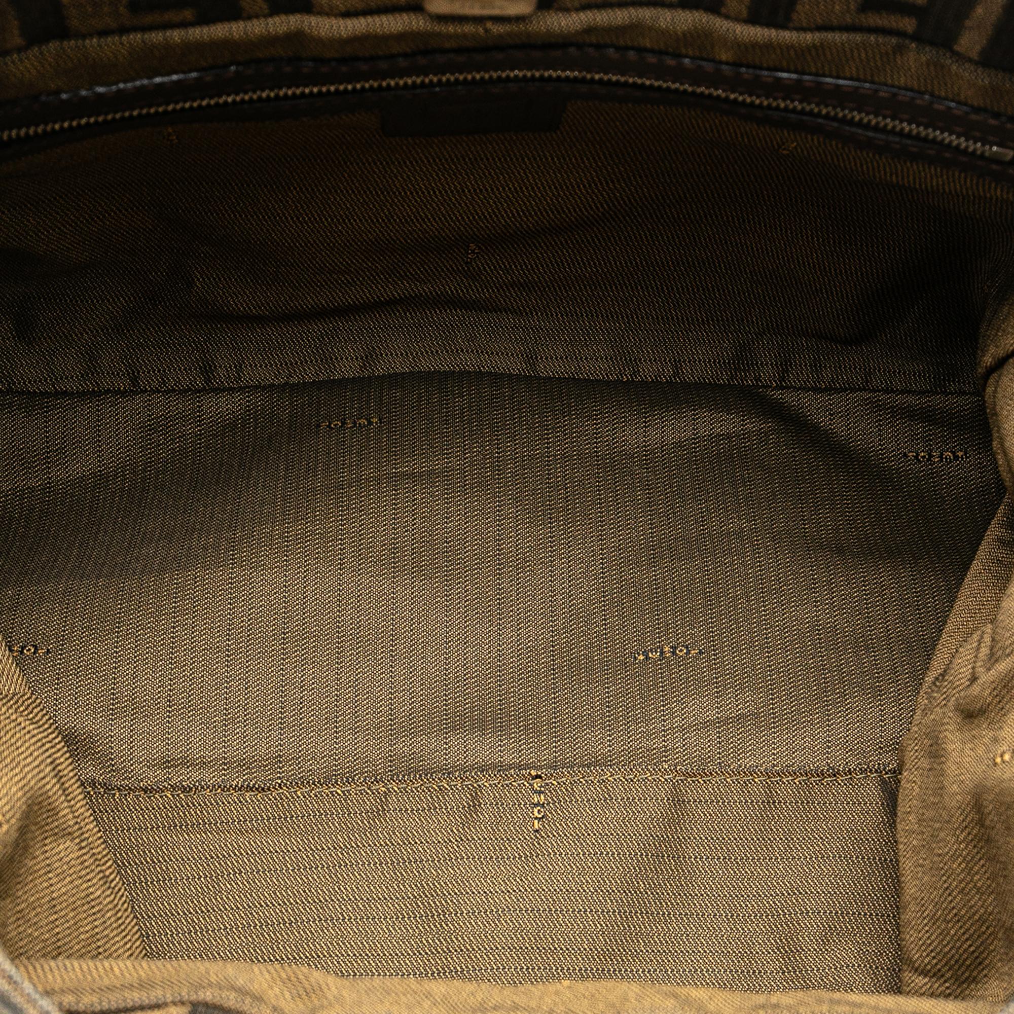 Fendi Zucca Canvas Twins Tote (SHG-LQzCTX)