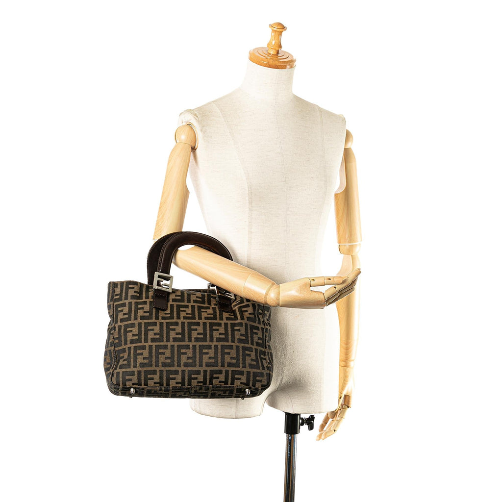 Fendi Zucca Canvas Twins Tote (SHG-LQzCTX)
