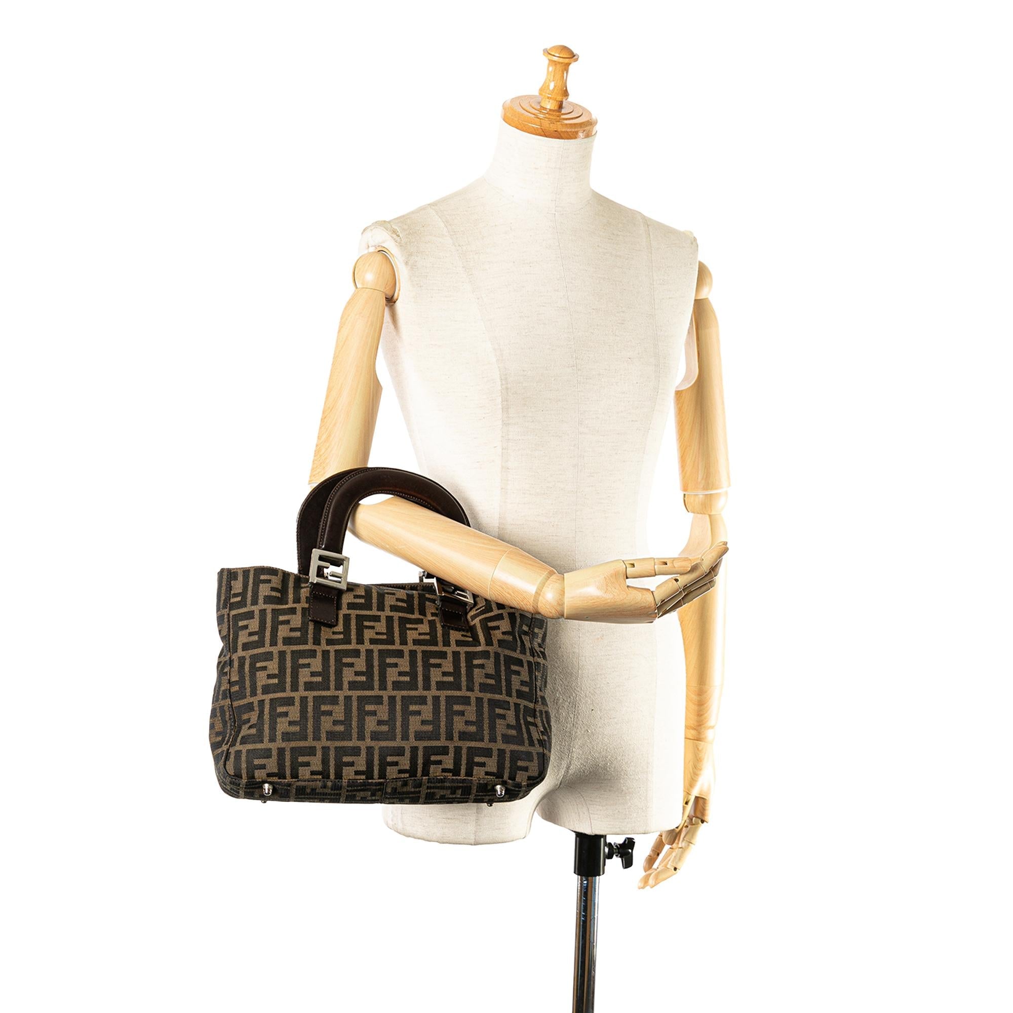 Fendi Zucca Canvas Twins Tote (SHG-LQzCTX)
