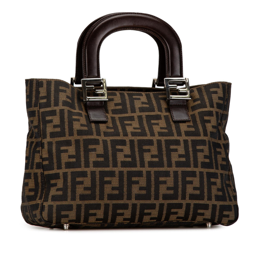 Fendi Zucca Canvas Twins Tote (SHG-LQzCTX)