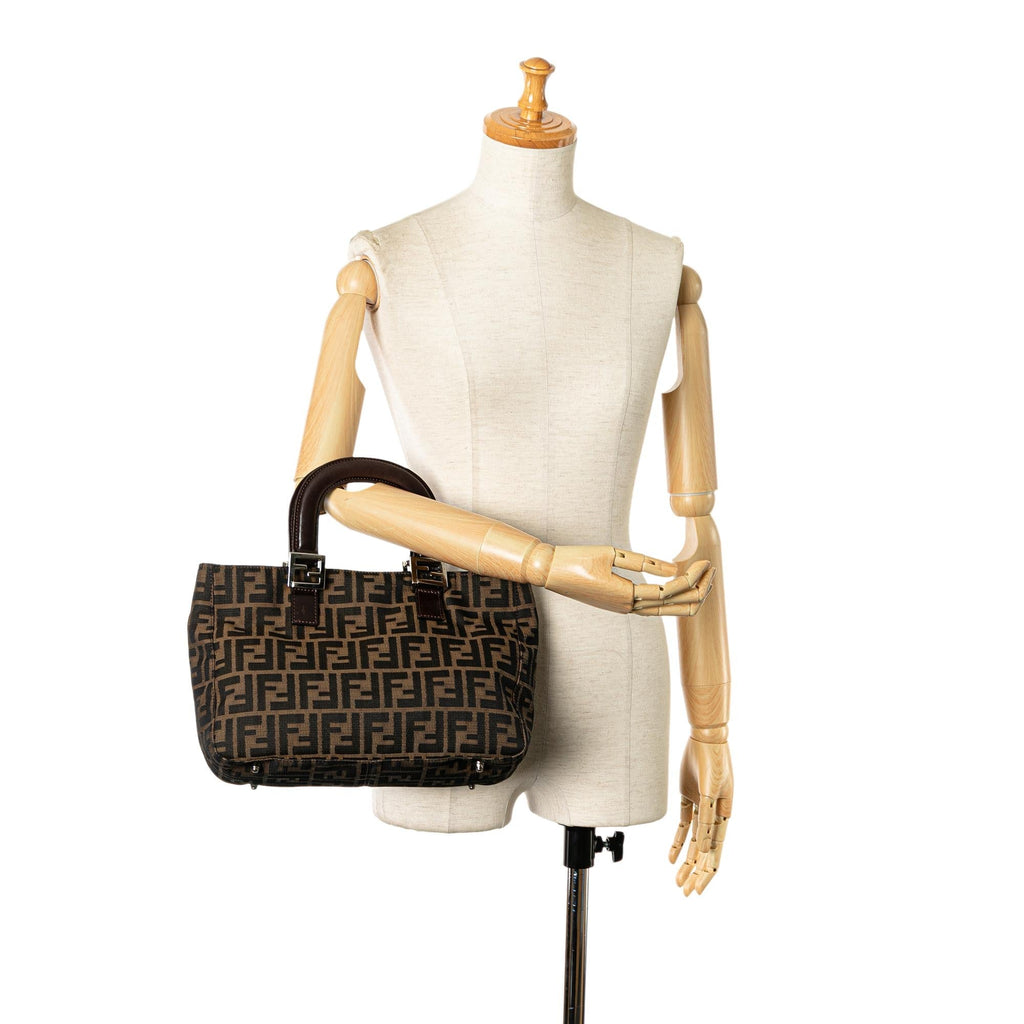 Fendi Zucca Canvas Twins Tote (SHG-AT1GPJ)