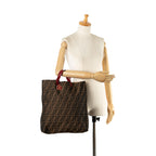 Fendi Zucca Canvas Vertical Shopping Tote (SHG-oMb6qG)