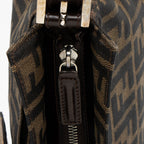 Fendi Zucca Zip Top Shoulder Bag (SHF-RhBEmx)