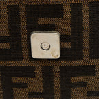 Fendi Zucca Zip Top Shoulder Bag (SHF-RhBEmx)