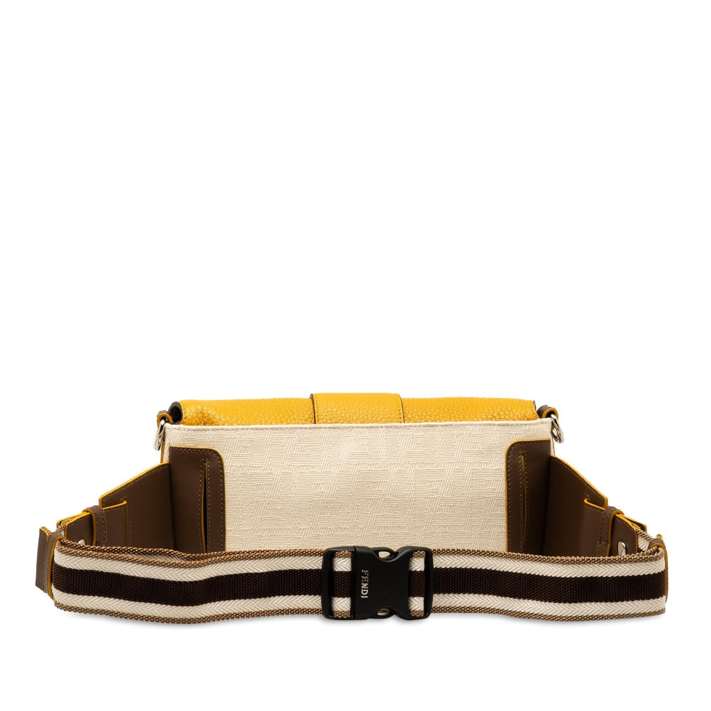 Fendi Zucca Canvas and Leather Convertible Baguette (SHG-KaNFYi)