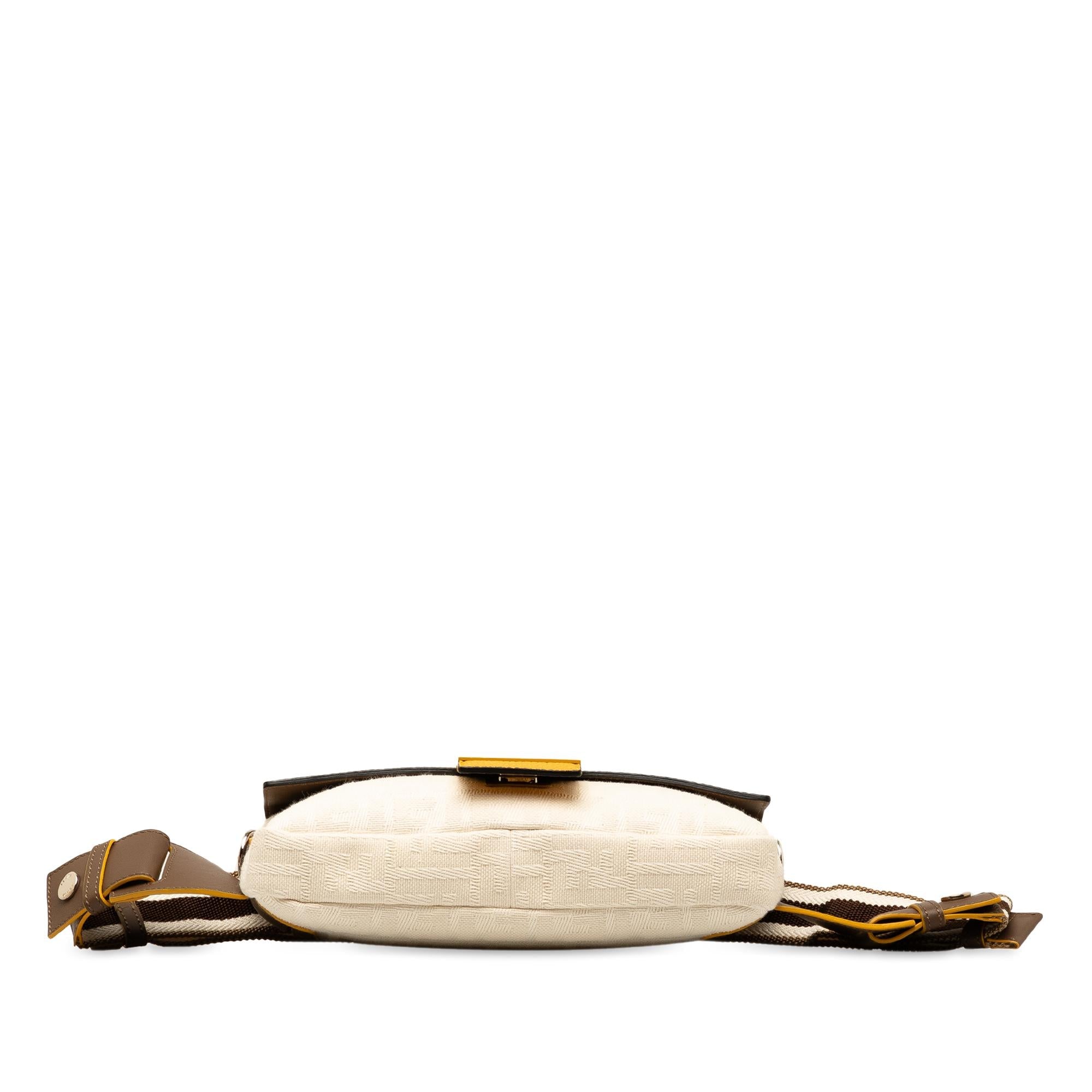 Fendi Zucca Canvas and Leather Convertible Baguette (SHG-KaNFYi)