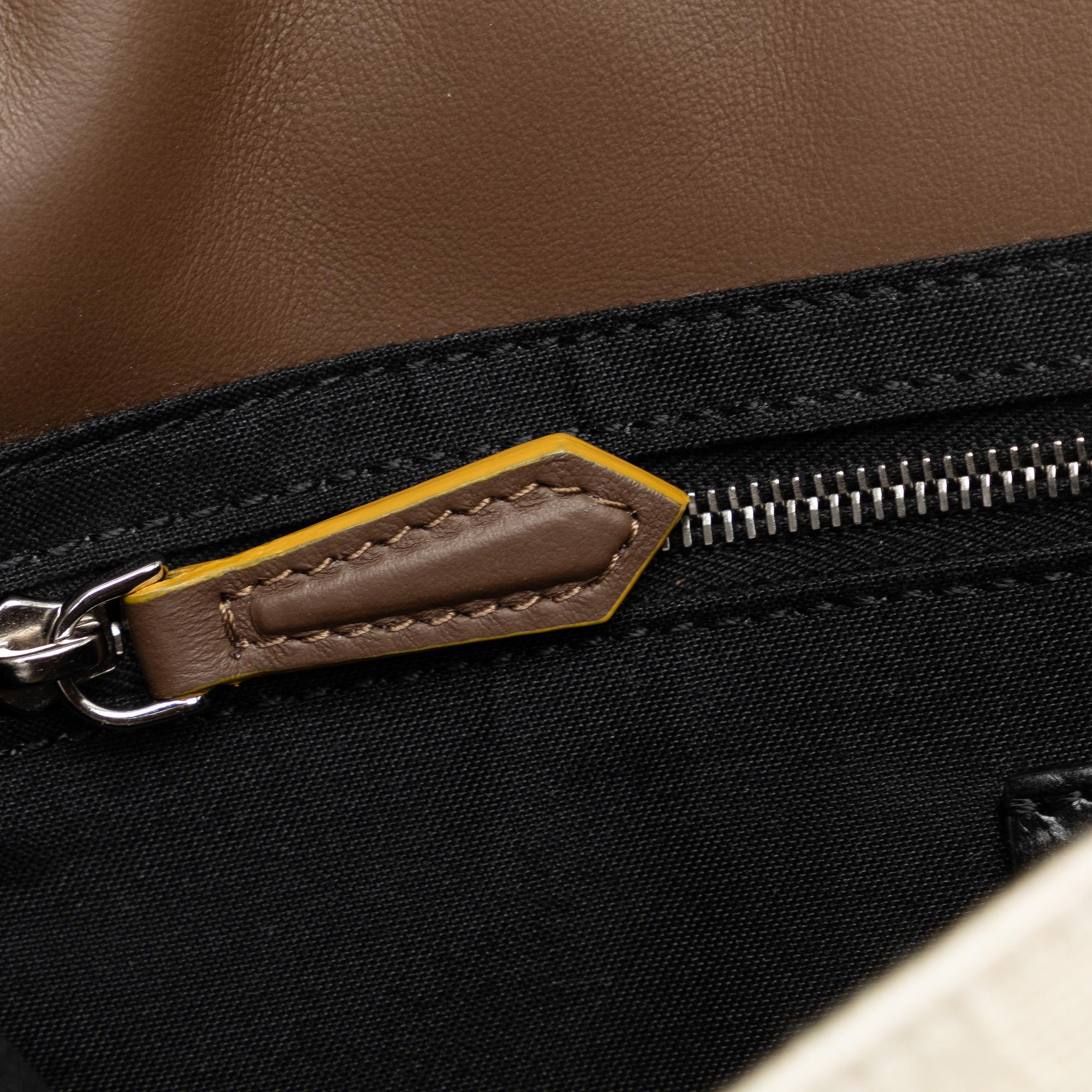 Fendi Zucca Canvas and Leather Convertible Baguette (SHG-KaNFYi)
