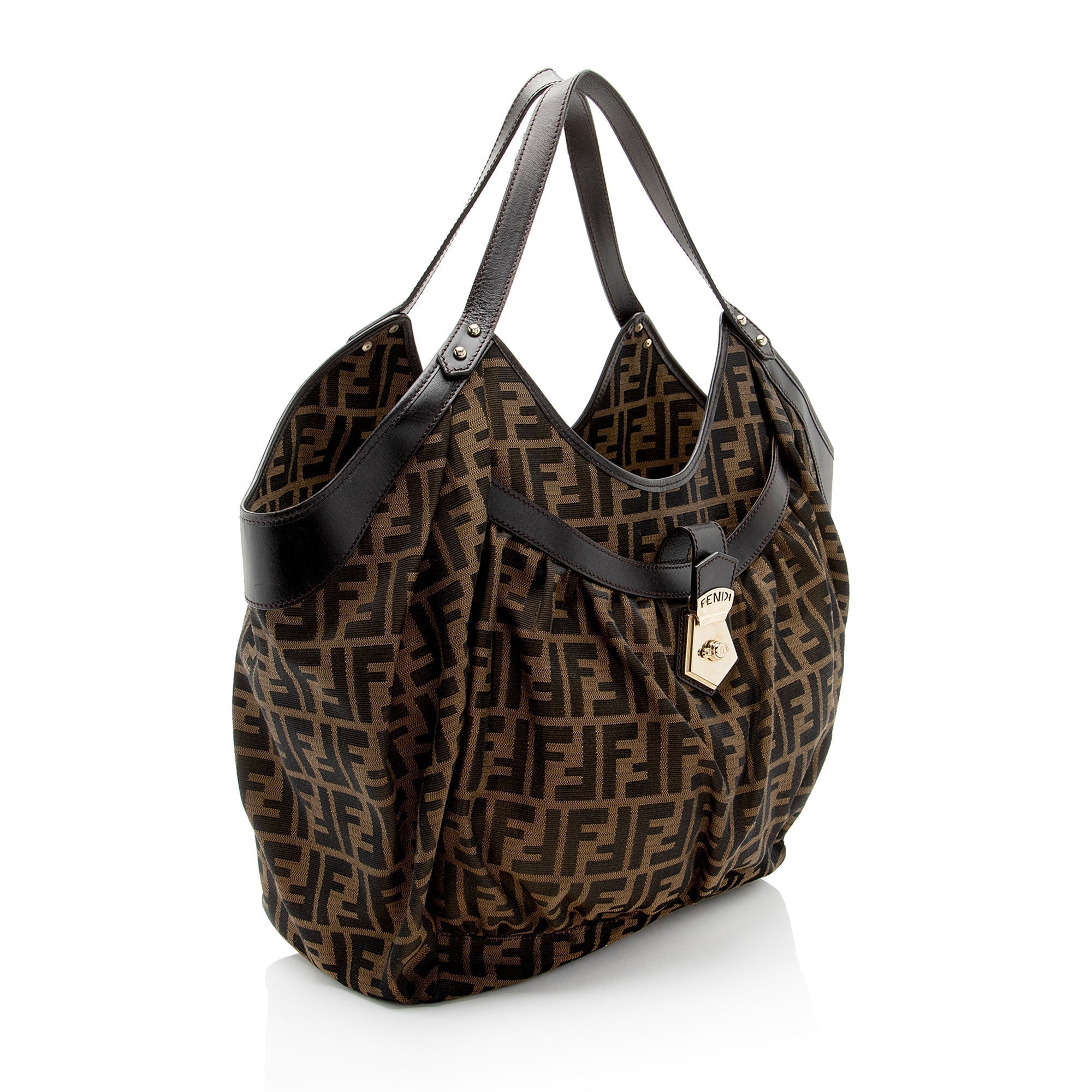 Fendi Zucca Chef Pocket Large Tote (SHF-8gWlAc)